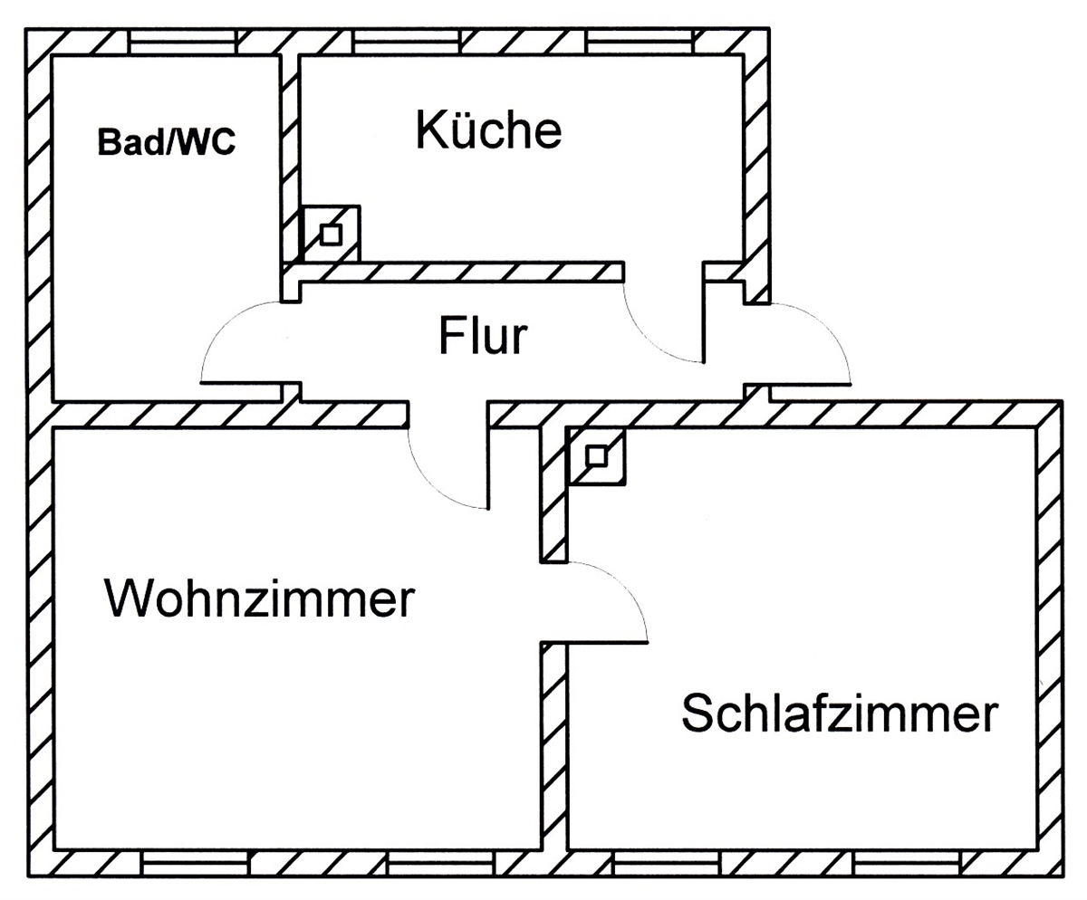Grundriss der Wohnung: JETZT in Schlossnähe wohnen