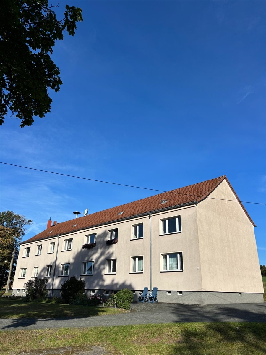 Hauptansicht der Wohnung: 2-Raum-Wohnung im Erdgeschoss – naturnah wohnen auf 46 m²